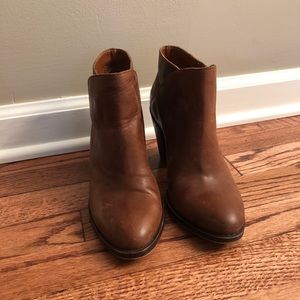 Lucky Brand Eesa Booties- Brown
